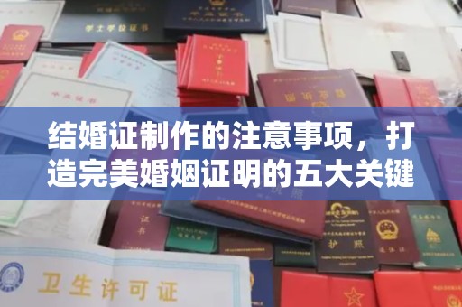 宕昌结婚证制作的注意事项，打造完美婚姻证明的五大关键点
