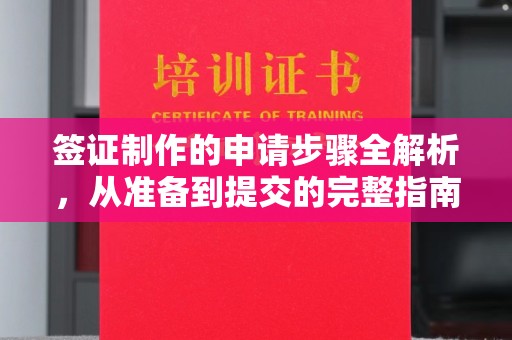 宕昌签证制作的申请步骤全解析，从准备到提交的完整指南