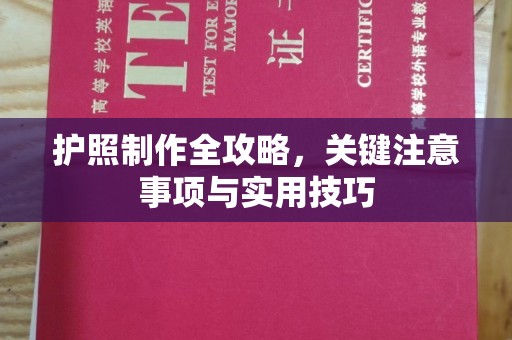 宕昌护照制作全攻略，关键注意事项与实用技巧
