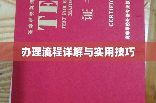 宕昌办理流程详解与实用技巧