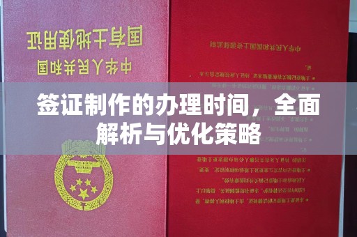 宕昌签证制作的办理时间，全面解析与优化策略