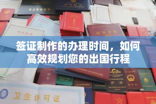 宕昌签证制作的办理时间，如何高效规划您的出国行程