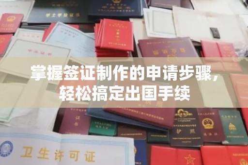 宕昌掌握签证制作的申请步骤，轻松搞定出国手续