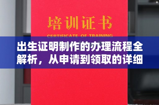 宕昌出生证明制作的办理流程全解析，从申请到领取的详细指南