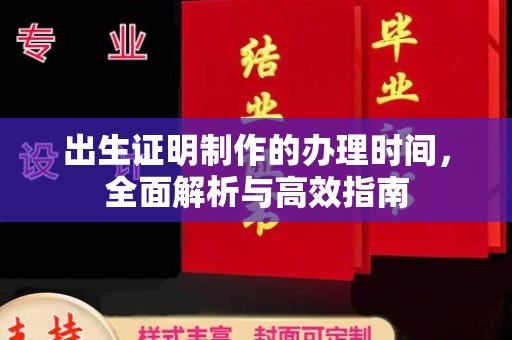 宕昌出生证明制作的办理时间，全面解析与高效指南