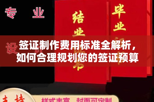 宕昌签证制作费用标准全解析，如何合理规划您的签证预算？